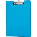 Chemise à pince MAUL, DIN A4, avec pince métallique, porte-stylo, 319 x 229 x 13 mm, carton recouvert d'une feuille, bleu clair