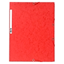 Chemise avec fermeture en coin Exacompta A4, rouge