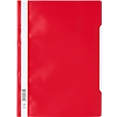 Chemise transparente avec barre de maintien DURABLE, format A4, polypropylène, 50 p., rouge