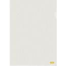 Chemises transparentes Elba, pour DIN A4, polyéthylène recyclé, 100µm, grainé, transparent, 100 pièces