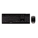 CHERRY B.UNLIMITED Ensemble clavier/souris 3.0, QWERTZ, noir, avec souris sans fil, batteries NiMH haute capacité