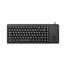 Cherry Compact-Keyboard G84-4400, QWERTZ, mit Trackball, 2 Maustasten, Kabellänge 1,75 m, schwarz