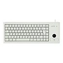 CHERRY Compact-Keyboard G84-4400 - Tastatur - Englisch - Hellgrau