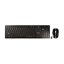 CHERRY DW 9100 SLIM - Tastatur-und-Maus-Set - QWERTY - US mit Euro-Symbol - schwarz/bronze