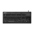 CHERRY G80-3000 - Tastatur - PS/2, USB - USA - Tastenschalter: CHERRY MX Brown - Schwarz