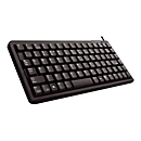 CHERRY G84-4100 Compact Keyboard - Tastatur - PS/2, USB - USA - Schwarz