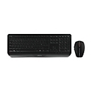 CHERRY GENTIX DESKTOP - Tastatur-und-Maus-Set - GB - Schwarz