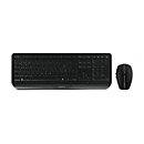 CHERRY GENTIX DESKTOP - Tastatur-und-Maus-Set - Schweiz - Schwarz