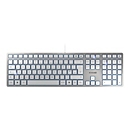 CHERRY KC 6000 SLIM - Tastatur - GB - Silber