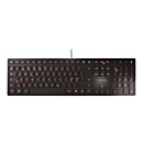 CHERRY KC 6000 SLIM - Tastatur - USB - Pan-Nordic - Tastenschalter: CHERRY SX - Schwarz