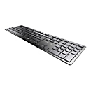 CHERRY KW 9100 SLIM - Tastatur - kabellos - 2.4 GHz, Bluetooth 4.0 - Pan-Nordic - Tastenschalter: CHERRY SX
