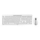 CHERRY STREAM DESKTOP RECHARGE - Tastatur-und-Maus-Set - QWERTZ - Deutsch - Pale Gray