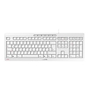 CHERRY STREAM KEYBOARD - Tastatur - Deutsch - White Gray