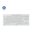 CHERRY STREAM TKL - Tastatur - QWERTZ - Deutsch - Grau, weiß