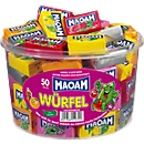 Chewy candy Haribo Maoam, 1 tin with 50 cubes