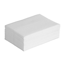 Chiffons de nettoyage WIPEX®-AIRLAID MB, à usage unique, pliage en Z, extrêmement absorbants/idéal pour l'huile &amp; la graisse, dimensions du chiffon 300 x 380 mm, cellulose non tissée, blanc, 20 x 25 chiffons