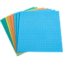 Chiffons éponges Spontex - viscose - 19 x 21 cm - couleurs assorties - 8 pièces