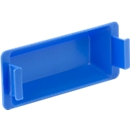 Cierre de empuñadura para caja con dimensiones norma europea MF, azul