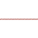 Cinta de barrera, lámina de polietileno, 100 m x 80 mm, rojo/blanco cruzado, 1 rollo