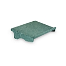 Circular-Line document holder BakkerElkhuizen Q-doc 100, 60% recycled material, W 455 x D 290 x H 95 mm, green