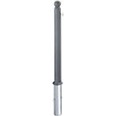 Citytrend bollard, ball head, removable, cylinder lock, equally lockable, incl. base bushing