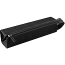 Clairefontaine Hartschalenmäppchen, Kunstleder, Innenfutter, flache Öffnung, mit Henkel, 230 x 50 x 50 mm, schwarz