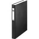 Classeur à anneaux LEITZ®, format A4, mécanisme à 4 anneaux, largeur de tranche 40 mm, ultra-large, noir