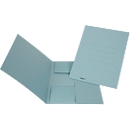 Classeur à dossiers Biella Jura, DIN A4, jusqu'à 240 feuilles, L 340 x l 290 x H 2 mm, carton, bleu