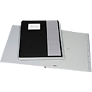 Classeur à levier Biella Pronto, pour DIN A4, numérique 1-7, L 325 x l 275 x H 30 mm, vinyle, noir