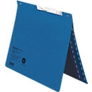 Classeur à levier Falken, format A4, pour jusqu'à 200 feuilles, perforation de la fente, agrafage d'autorité, carton recyclé, bleu, 50 pièces