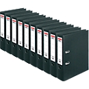 Classeur à levier maX.file protect plus herlitz, format A4, largeur du dos 80 mm, 10 pièces, noir