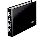 Classeur bancaire LEITZ®, A6 paysage, Matériau : carton PP - recouvert, noir