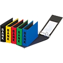 Classeur bancaire PAGNA, carton PP, largeur du dos 52 mm,  format A5 paysage, vert