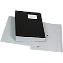 Classeur Biella Pronto, pour DIN A4, 24 compartiments, alphabétique A-Z, L 330 x l 275 x H 55 mm, vinyle, noir