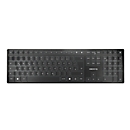 Clavier sans fil Cherry KW 9100 SLIM, QWERTZ, câble Bluetooth/USB, L 440 x P 130 x H 15 mm, noir-argenté