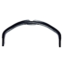 CLAX® stuur, reserveonderdeel voor CLAX® vouwmobiel, boven- en onderschaal, B 470 mm, kunststof, zwart