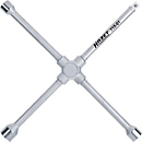 Clé en croix 715-01 17 x 19 x 22 x 12,5 (1/2 pouce, carré de 4) L 420 mm x l 420 mm