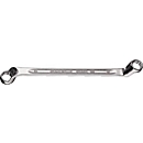 Clé polygonale double Stahlwille 20, SW 6 x 7 mm, longueur 165 mm, acier chrome-alloy, coudée en profondeur, double six pans avec profil AS-Drive