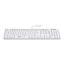 CleanType Easy Basic TKL-105-GCQ-IP68-KGEH-WHITE-USB-CH - Tastatur - waschbar - USB - Schweiz - weiß