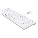 CleanType Easy Protect TKG-105-GCQ-IP68-KGEH-WHITE-USB-CH - Tastatur - waschbar - USB - Tschechisch - weiß