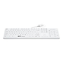 CleanType Easy Protect TKG-105-GCQ-IP68-KGEH-WHITE-USB - Tastatur - USB - Deutsch - weiß