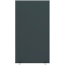 Cloison de séparation de pièce Paperflow, avec mousse acoustique non tissée, l. 940 mm, anthracite