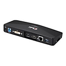 Club3D SenseVision USB 3.0 4K Docking Station - Dockingstation - USB - DVI, HDMI, DP - GigE