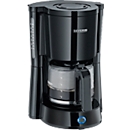 Coffee maker Severin KA 4815, 1000 W, for up to 10 cups, automatic shut-off, drip cap, water level indicator, with glass jug, black