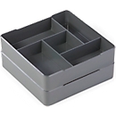 Coffee Point Case, distributeur, 5 compartiments, pour le service, en plastique