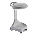 Colector de residuos 120 l HACCP, gris claro