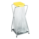 Colector de residuos con base, 70 l, tapa amarillo