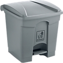 Colector de residuos reciclables, 30 l, gris