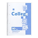 Collegeblok, geruit, A4, 5 stuks