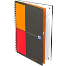 Collegeblok Oxford International Notebook, B5, geruit, 80 g/m², SCRIBZEE®-compatibel, 80 vellen, 5 stuks